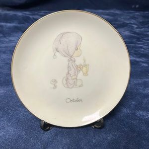 Precious Moments October Plate